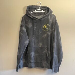 Wu Tang Killa Bees Protect Ya Neck Records Black & Grey Tye Die Hoodie